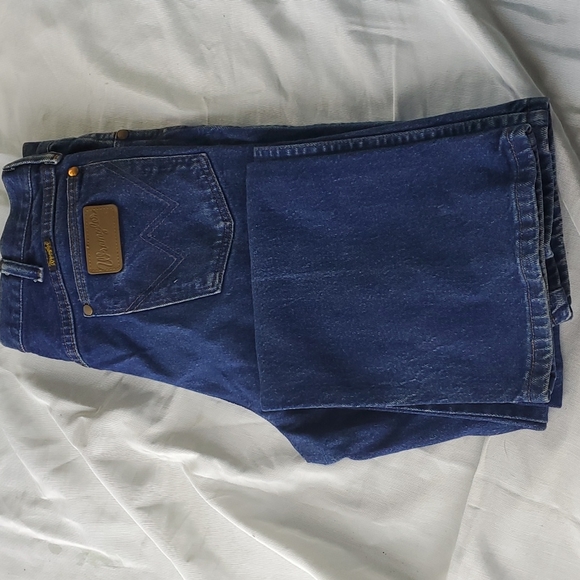 Wrangler straight fit denim jeans sz34x30 - Picture 3 of 3
